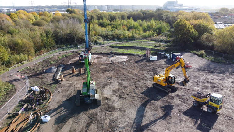 Ground Works Start at the Turbine Site